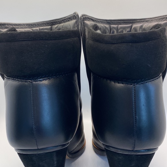 Chloe Black Ankle Warm Boots Booties - Picture 10 of 13